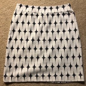 Renee C Leena Printed Knit Skirt - Small Petite